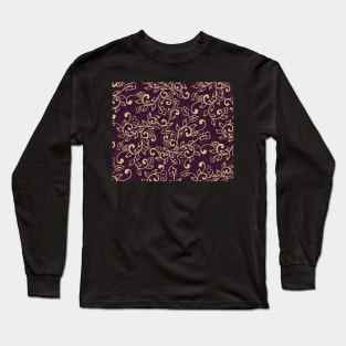 Floral Pattern, Flowers Pattern Design, Vintage Design Long Sleeve T-Shirt